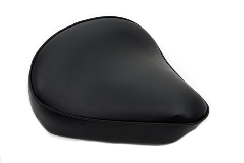 Black Smooth Solo Seat Large - V-Twin Mfg.