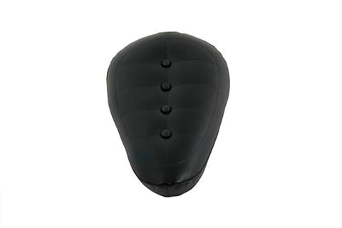 4 Button Black Solo Seat - V-Twin Mfg.