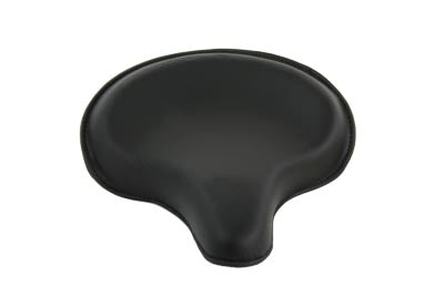 Replica Black Leather Deluxe Solo Seat without Skirt - V-Twin Mfg.