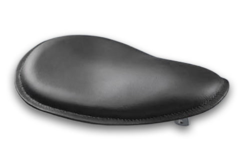 Velocipede Black Leather Solo Seat - V-Twin Mfg.
