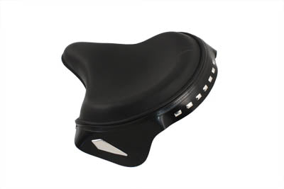 Corbin Gentry Police Black Solo Seat with Spears - V-Twin Mfg.