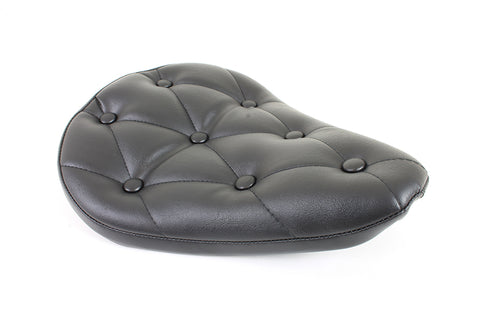 Black Vinyl Solo Seat - V-Twin Mfg.