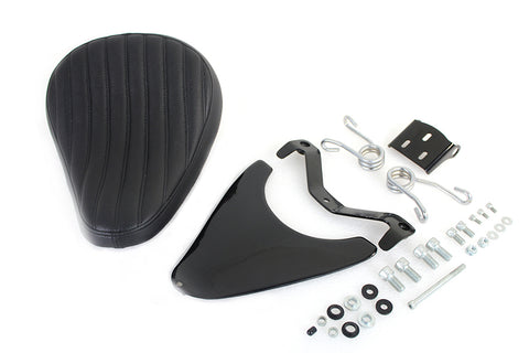 Spring Mount Bates Tuck and Roll Solo Seat Kit - V-Twin Mfg.