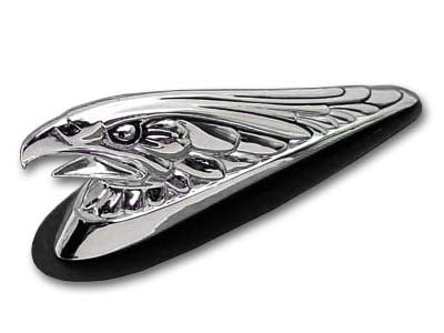 Eagle Front Fender Tip Ornament Chrome - V-Twin Mfg.