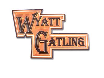 Wyatt Gatling Dealer Sign - V-Twin Mfg.