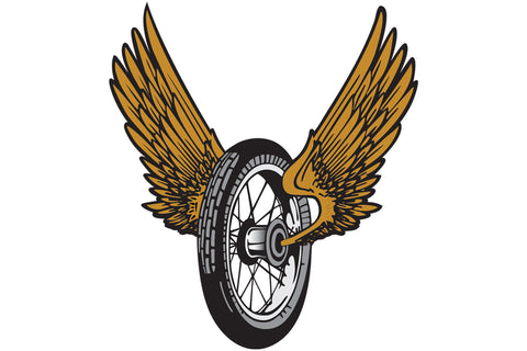 Winged Wheel Patch Set - V-Twin Mfg.