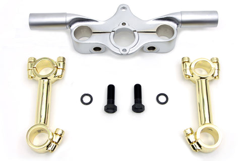 Flanders 4  Spring Fork Riser Kit - V-Twin Mfg.