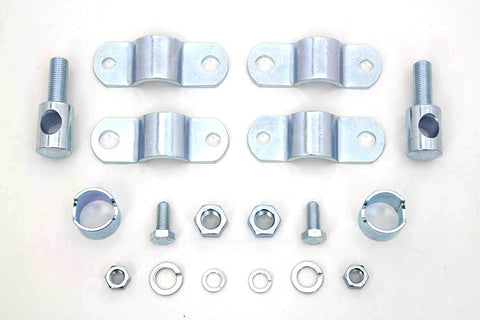 Windshield Clamp Kit Zinc - V-Twin Mfg.