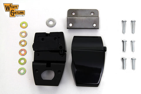 Wyatt Gatling Black Tour-Pak Luggage Latch Kit - V-Twin Mfg.