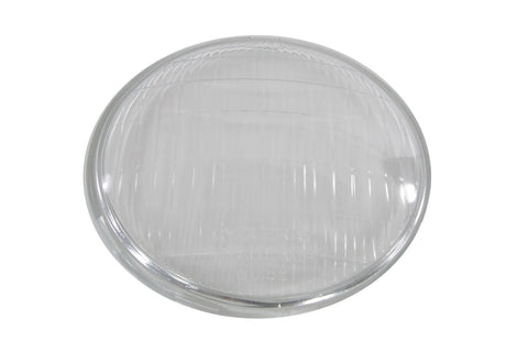 Replica Headlamp Glass Lens Clear - V-Twin Mfg.