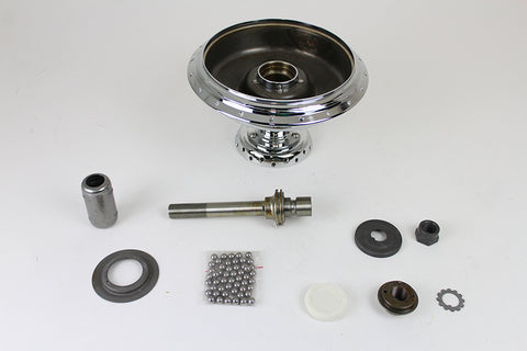 45  W Front Wheel Hub Assembly Chrome - V-Twin Mfg.