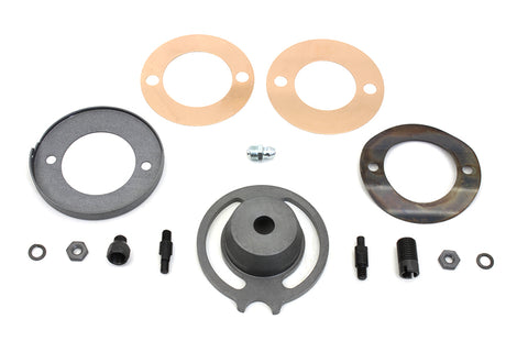 Parkerized Front Brake Plate Cover Kit - V-Twin Mfg.