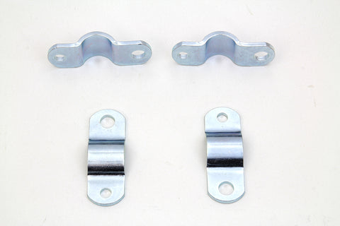 Windshield Strap Set Zinc - V-Twin Mfg.