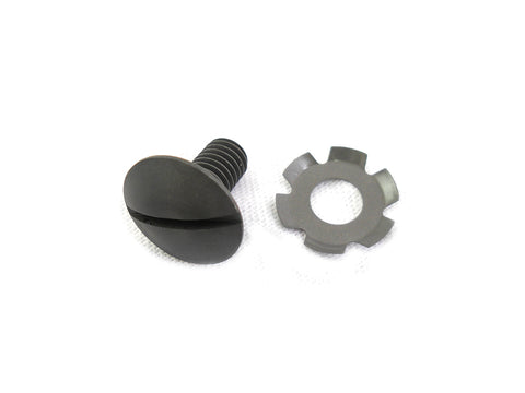 Parkerized Pivot Lever Screw and Spring Set - V-Twin Mfg.