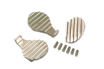 Finned Pedal Pad 3 Piece Set - V-Twin Mfg.