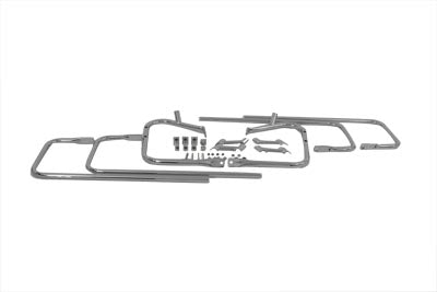 Chrome Saddlebag Guard Kit - V-Twin Mfg.