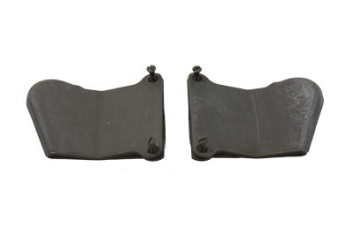 Footboard Extension Parkerized Pad Set - V-Twin Mfg.