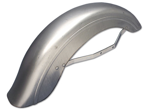 Front Fender Raw with Chrome Bracket - V-Twin Mfg.