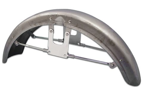 Replica Front Fender Raw Steel - V-Twin Mfg.