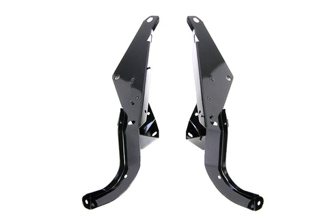 Heavy Duty Outer Fairing Support Bracket Set Black - V-Twin Mfg.