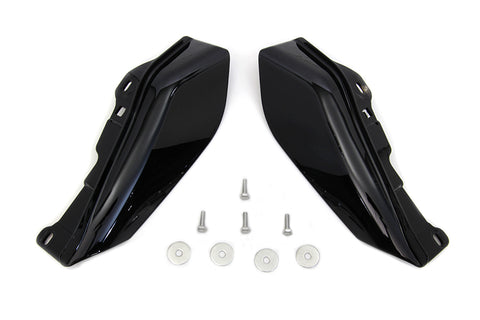 Mid Frame Cover Air Deflector Kit Black - V-Twin Mfg.