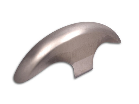 Front Fender Gunfire Raw Steel - V-Twin Mfg.