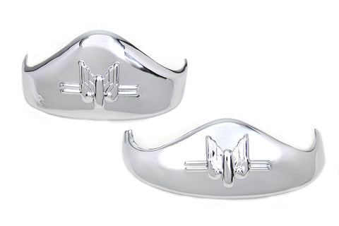 Chrome Fender Tip Set - V-Twin Mfg.