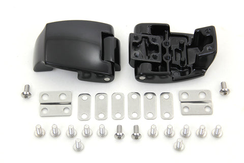 Black Tour-Pak Luggage Hinge Kit - V-Twin Mfg.