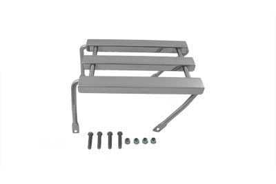 Wyatt Gatling Chrome Three Channel Luggage Rack - V-Twin Mfg.