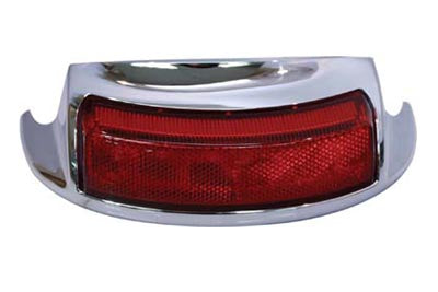 Rear Fender Tip with LED Lamp - V-Twin Mfg.