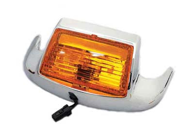 Front Fender Tip with Bulb Type Lamp - V-Twin Mfg.