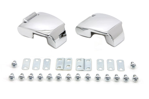 Chrome Tour-Pak Luggage Hinge Kit - V-Twin Mfg.