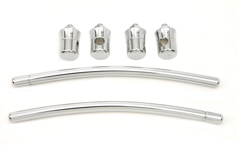 Chrome Front Fender Trim Rail Kit - V-Twin Mfg.