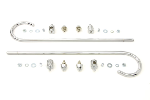 Chrome Front Fender Trim Rail Kit - V-Twin Mfg.