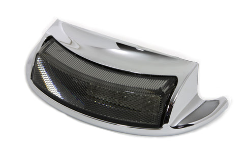 Chrome LED Rear Fender Tip with Smoke Lens - V-Twin Mfg.