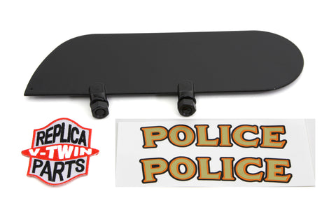 Police Fender Marker Plate - V-Twin Mfg.