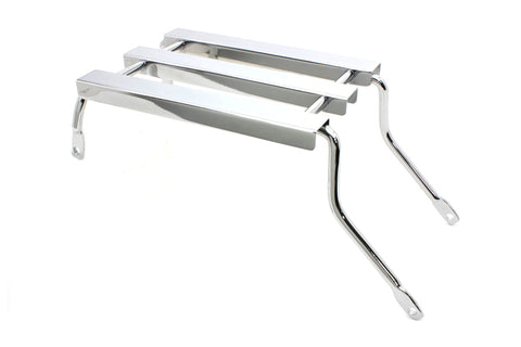 Wyatt Gatling Chrome Retro Luggage Rack - V-Twin Mfg.