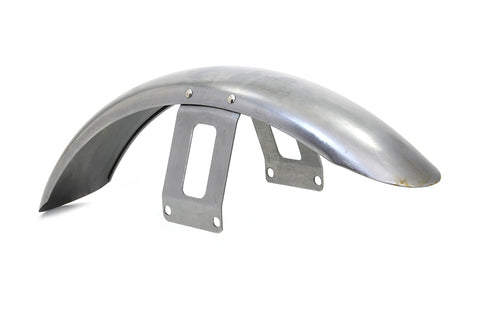 Front Fender Raw Steel - V-Twin Mfg.