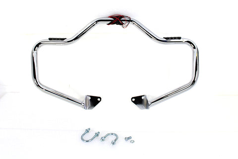 Chrome Front Turn Signal Highway Bar - V-Twin Mfg.