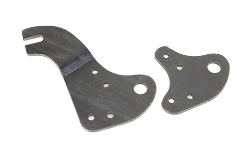 Rigid Rear Fender Tab Set Raw - V-Twin Mfg.