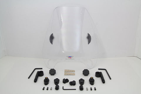 Clear Deflector Windshield - V-Twin Mfg.