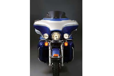 V-Stream Dark Tint Ultra Low Windshield - V-Twin Mfg.