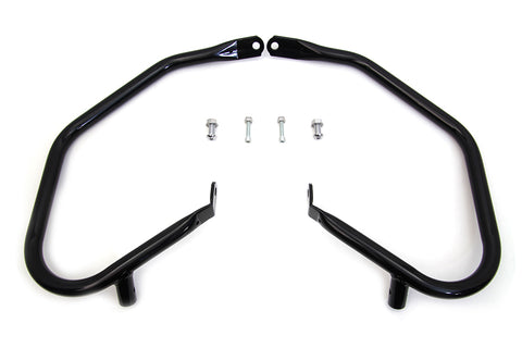 Black Comfort Style Rear Engine Bars - V-Twin Mfg.