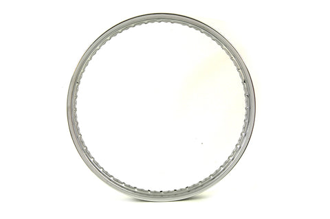 21  x 1.85  Rolled Edge Front Wheel Rim Chrome - V-Twin Mfg.