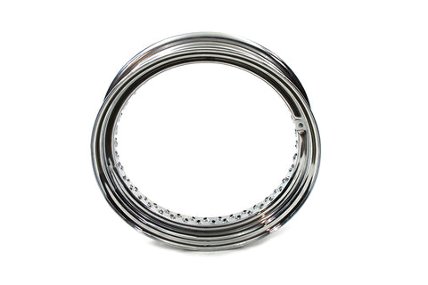 16  x 3.00  Drop Center Chrome Wheel Rim - V-Twin Mfg.