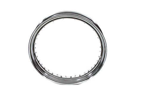 18  X 2.5  Drop Center Chrome Wheel Rim - V-Twin Mfg.