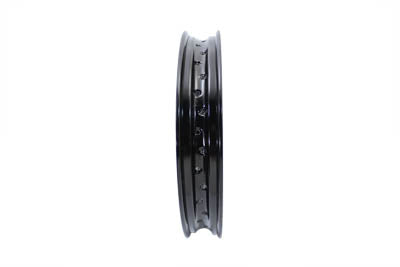 18  x 2.15  Rolled Edge Rim Black - V-Twin Mfg.