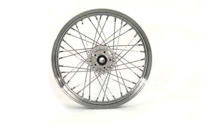 Front Spoked 19  Wheel - V-Twin Mfg.