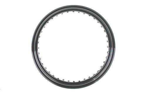 19  x 3.0  Drop Center Steel Rim Black - V-Twin Mfg.