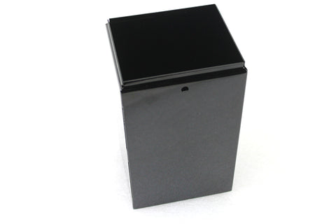 H-2 Steel Battery Box Black - V-Twin Mfg.